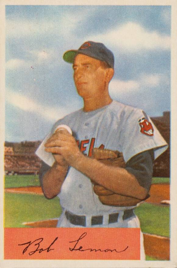 1954 Bowman Bob Lemon #196 Baseball Card