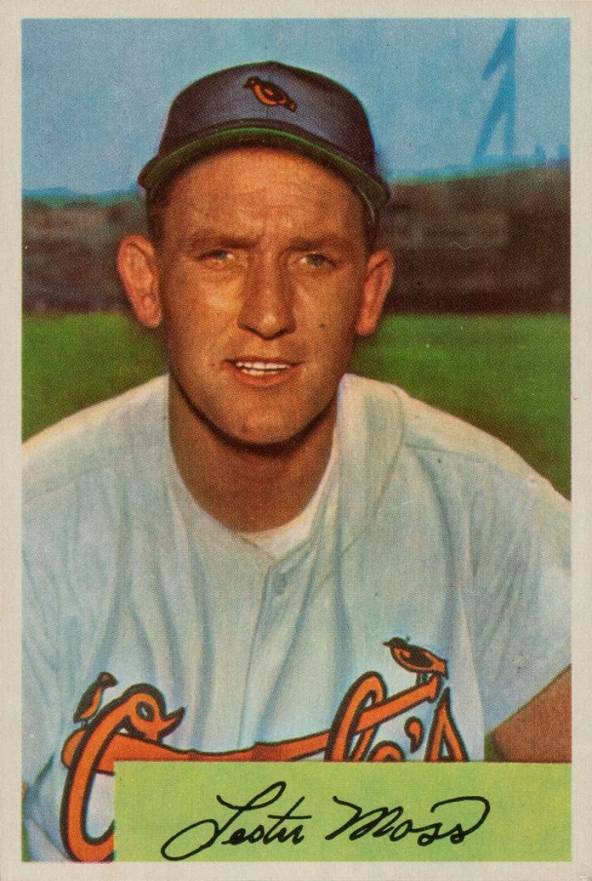 1954 Bowman Les Moss #181 Baseball Card