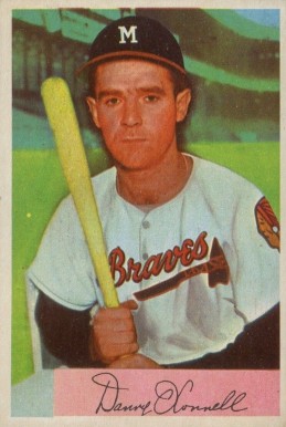 1954 Bowman Danny O'Connell #160 Baseball Card