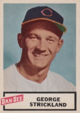 1954 Dan-Dee Potato Chips George Strickland # Baseball Card