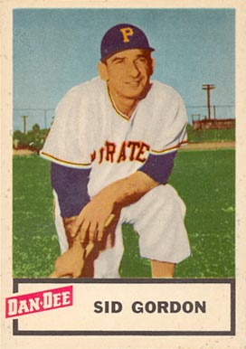 1954 Dan-Dee Potato Chips Sid Gordon # Baseball Card