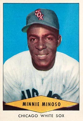 1954 Red Heart Dog Food Minnie Minoso #22 Baseball Card