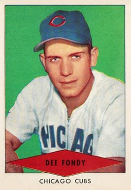 1954 Red Heart Dog Food Dee Fondy #8 Baseball Card