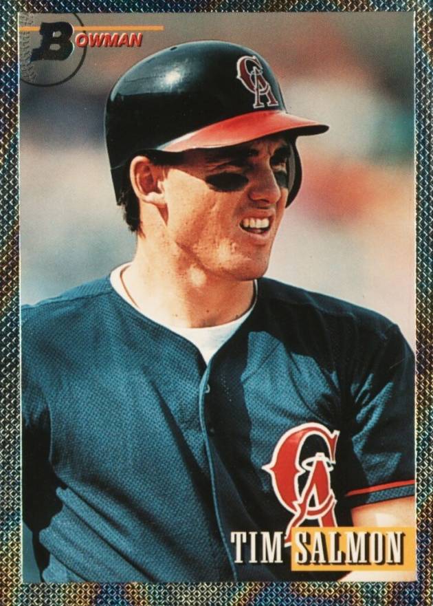 1993 Bowman Tim Salmon #341 Baseball Card