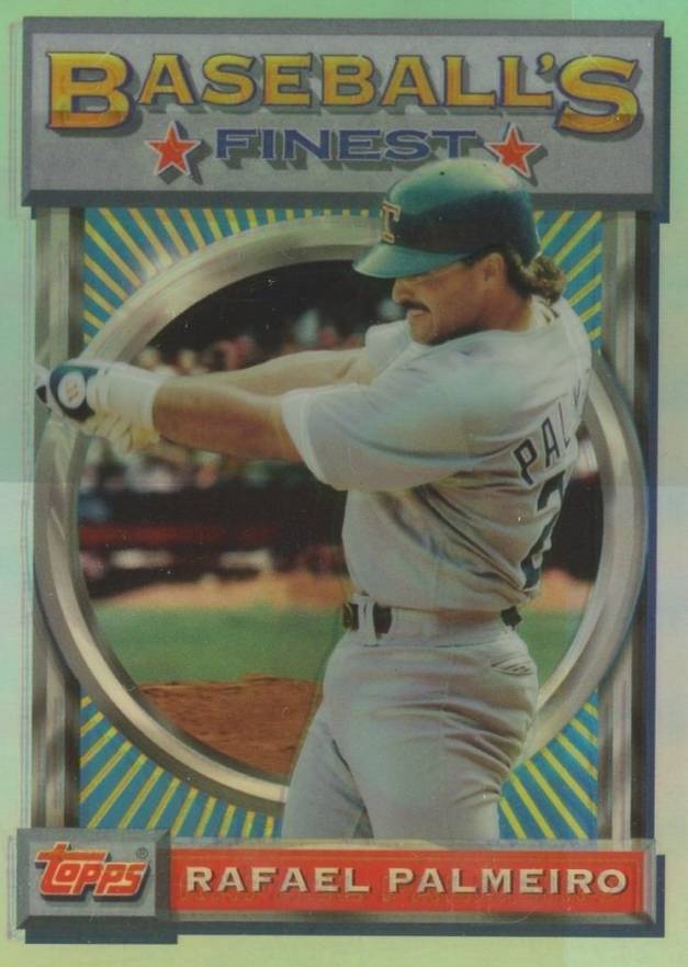 1993 Finest Rafael Palmeiro #52 Baseball Card