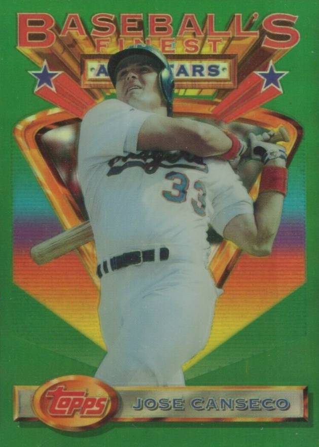 1993 Finest Jose Canseco #99 Baseball Card