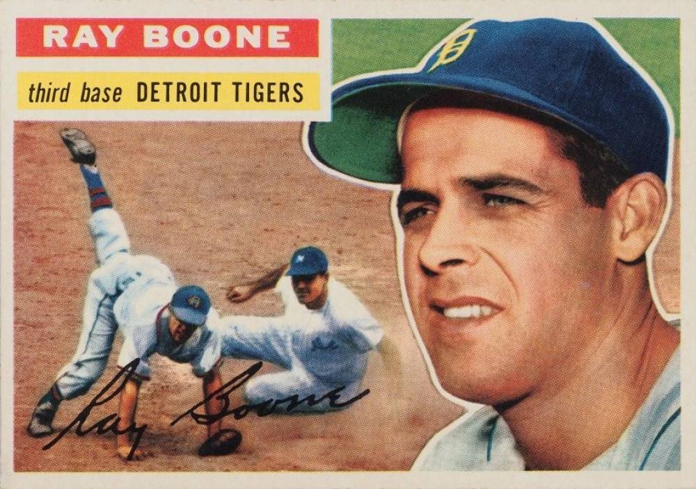 1956 Topps Ray Boone #6g Baseball Card