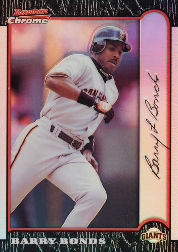 1999 Bowman Chrome Barry Bonds #34 Baseball Card