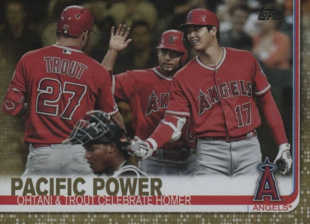 2019 Topps Update  Mike Trout/Shohei Ohtani #US189 Baseball Card