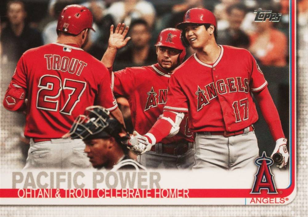 2019 Topps Update  Mike Trout/Shohei Ohtani #US189 Baseball Card