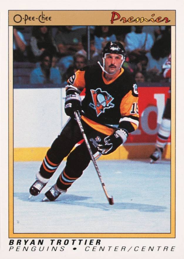 1990 O-Pee-Chee Premier Bryan Trottier #121 Hockey Card