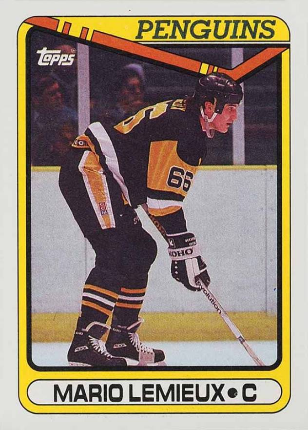 1990 Topps Mario Lemieux #175 Hockey Card