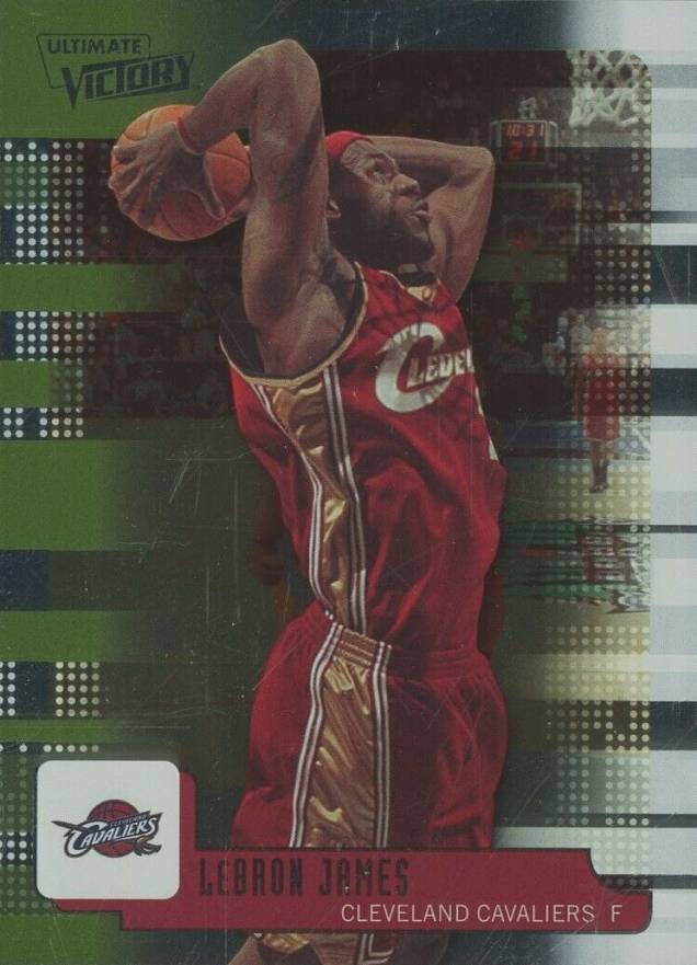 2008 Upper Deck MVP Victory LeBron James #10 Basketball Card