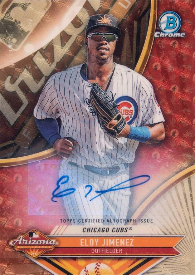 2017 Bowman Chrome 2016 Arizona Fall League Fall Stars Eloy Jimenez #AFLEJ Baseball Card