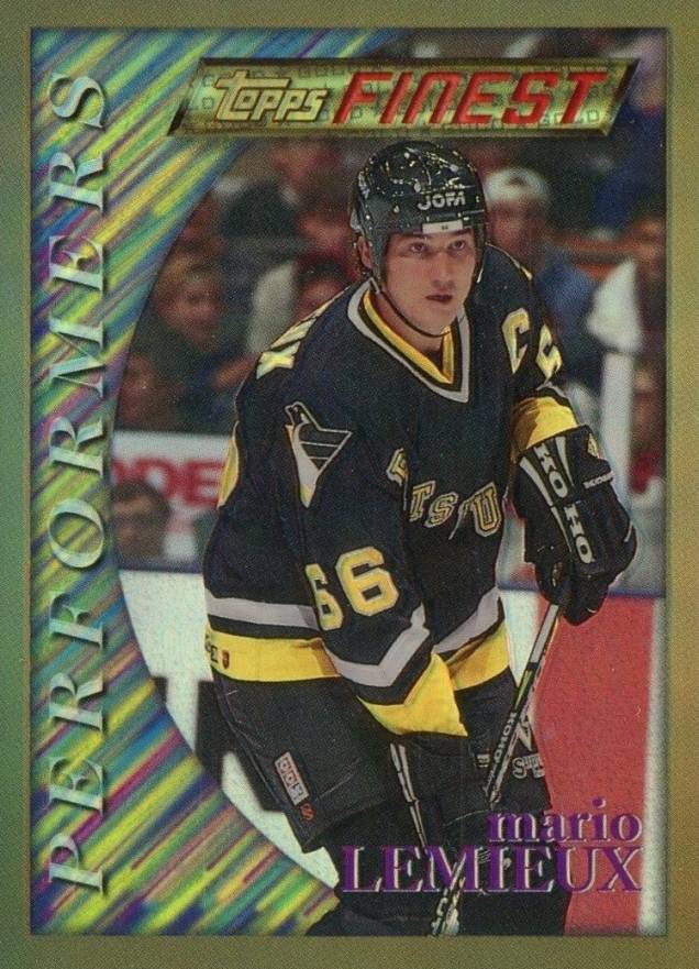 1995 Finest Mario Lemieux #190 Hockey Card