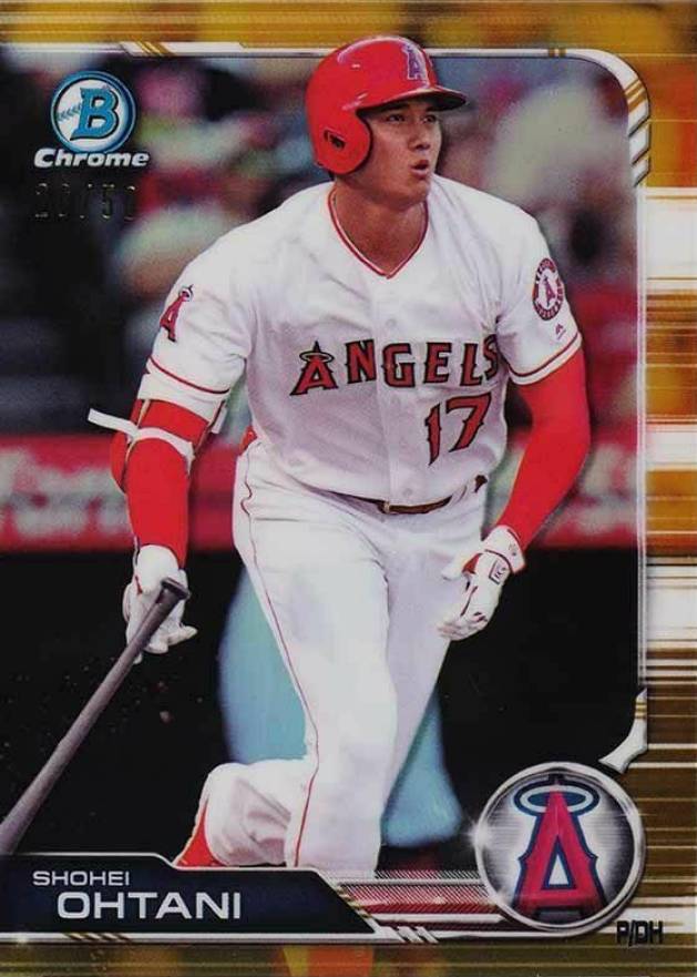 2019 Bowman Chrome Shohei Ohtani #50 Baseball Card