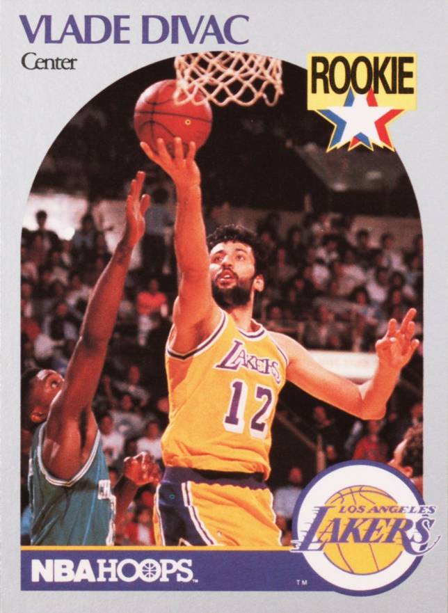 1990 Hoops Vlade Divac #154 Basketball Card