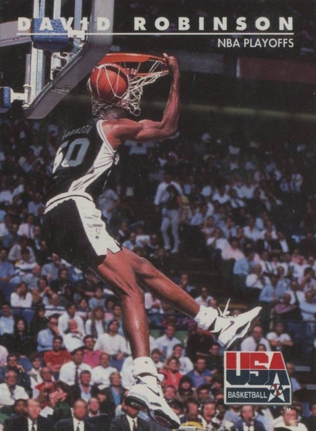 1992 Skybox USA David Robinson/NBA Playoffs #78 Basketball Card