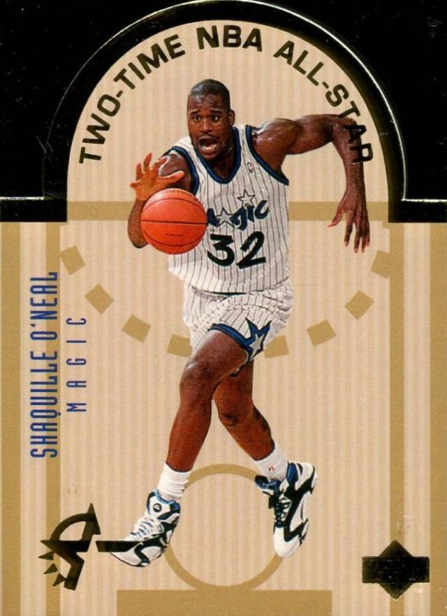 1993 Upper Deck SE Die-Cut All-Stars East/West Shaquille O'Neal #E13 Basketball Card