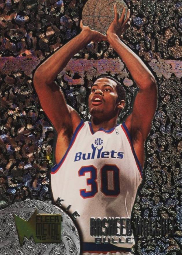 1995 Metal Rasheed Wallace #208 Basketball Card