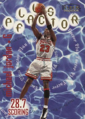 1998 Fleer Tradition Michael Jordan #142 Basketball Card