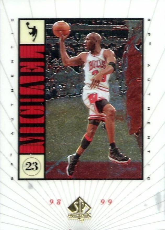 1998 SP Authentic Michael Michael Jordan #M7 Basketball Card