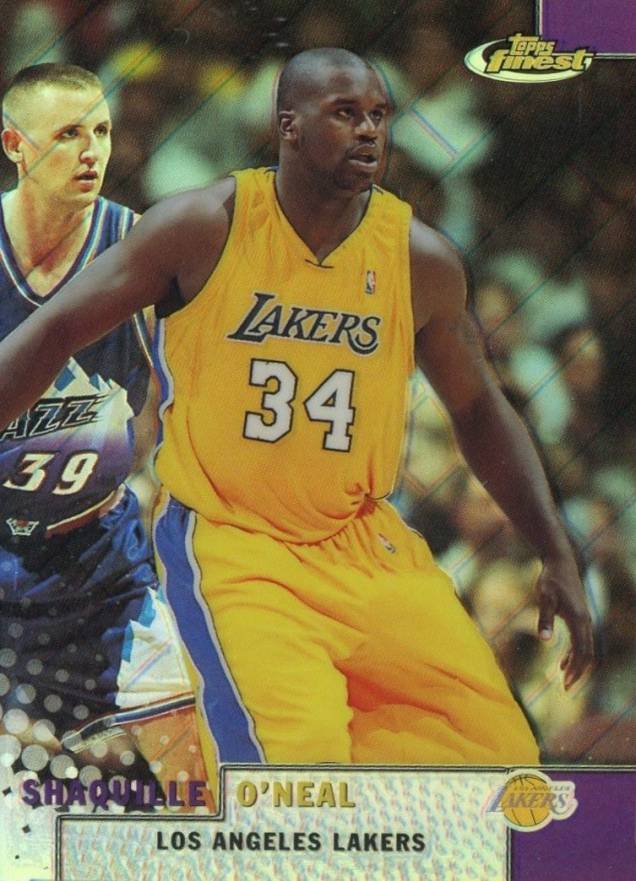 1999 Finest Shaquille O'Neal #186 Basketball Card