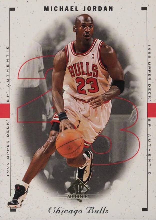 1999 SP Authentic Michael Jordan #23 Basketball Card