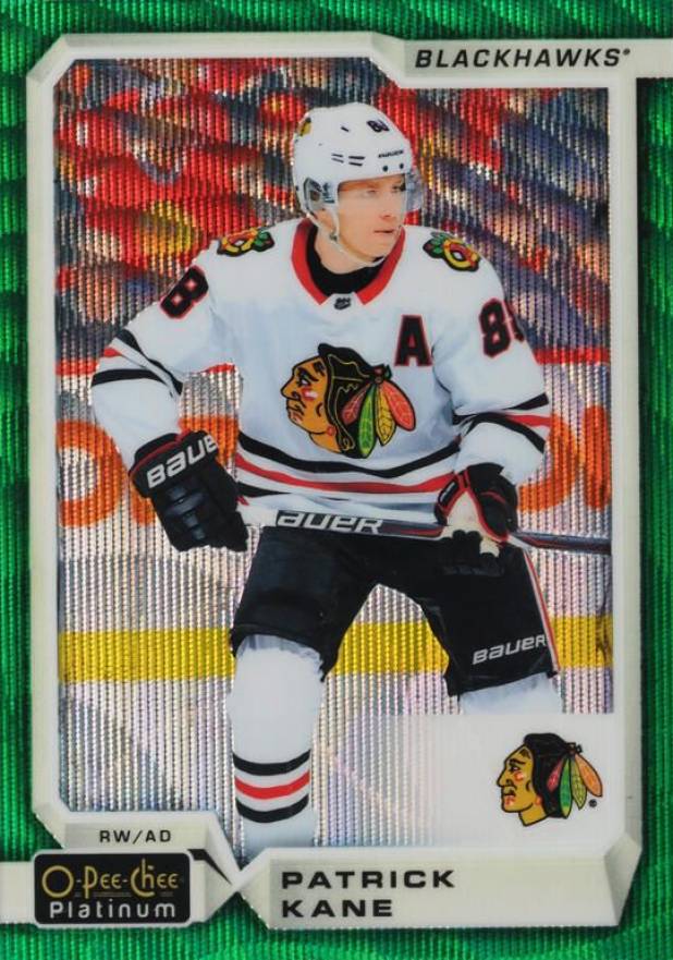 2018 O-Pee-Chee Platinum Patrick Kane #40 Hockey Card