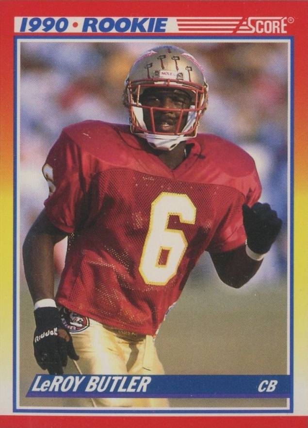 1990 Score LeRoy Butler #619 Football Card