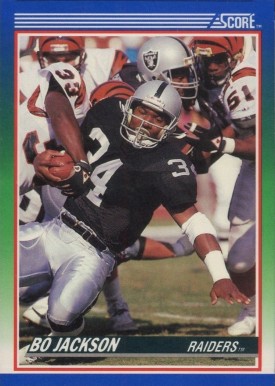 1990 Score Bo Jackson #10 Football Card