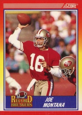 1990 Score Joe Montana #594 Football Card