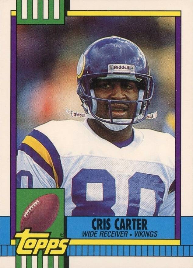 1990 Topps Traded Cris Carter #19T Football Card