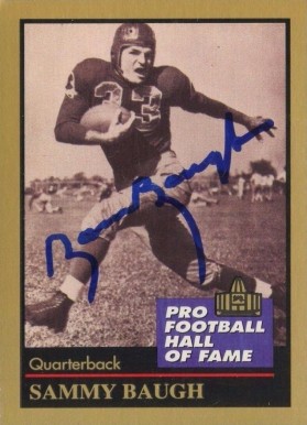 1991 ENOR Pro Football HOF Sammy Baugh #7 Football Card