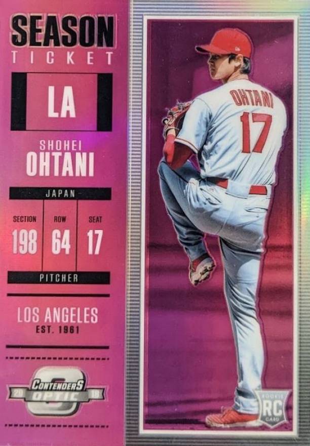 2018 Panini Chronicles Contenders Optic Shohei Ohtani #9 Baseball Card