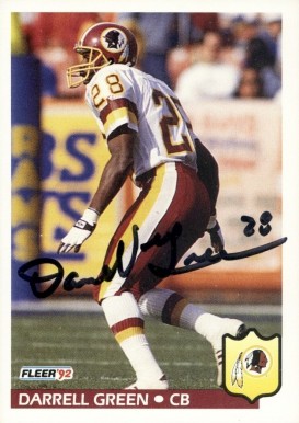 1992 Fleer Darrell Green #419 Football Card