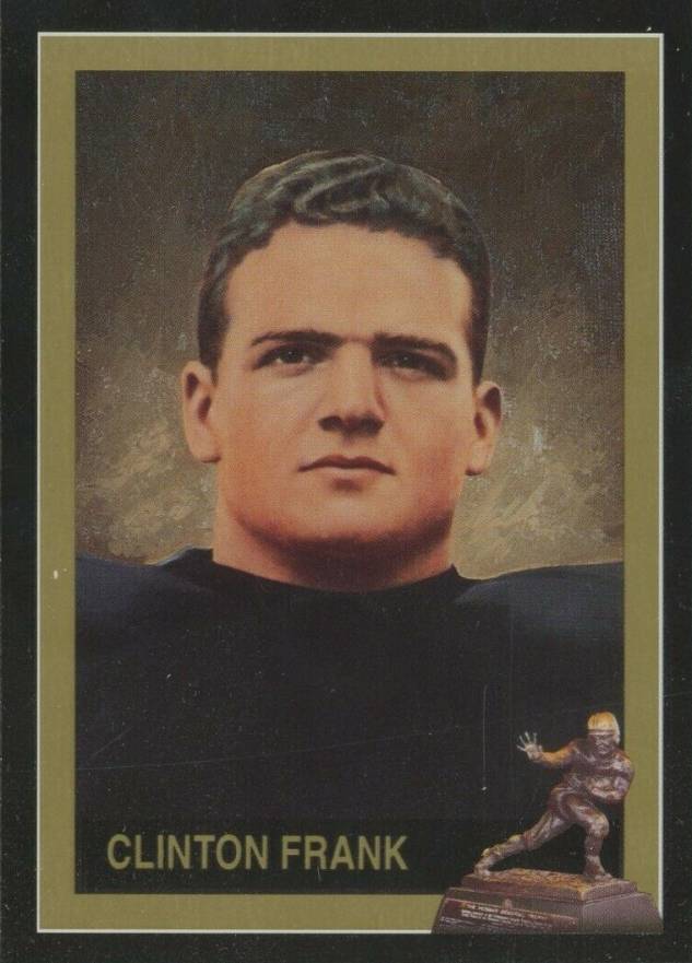 1992 Heisman Collection II Clint Frank #3 Football Card