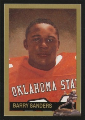 1992 Heisman Collection II Barry Sanders #54 Football Card