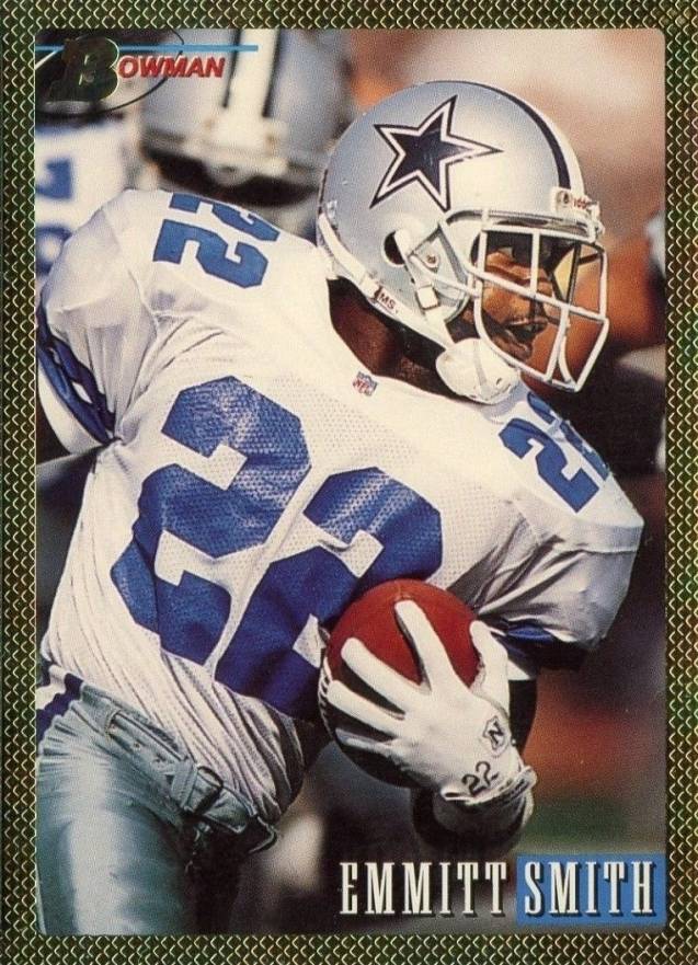 1993 Bowman Emmitt Smith #300 Football Card