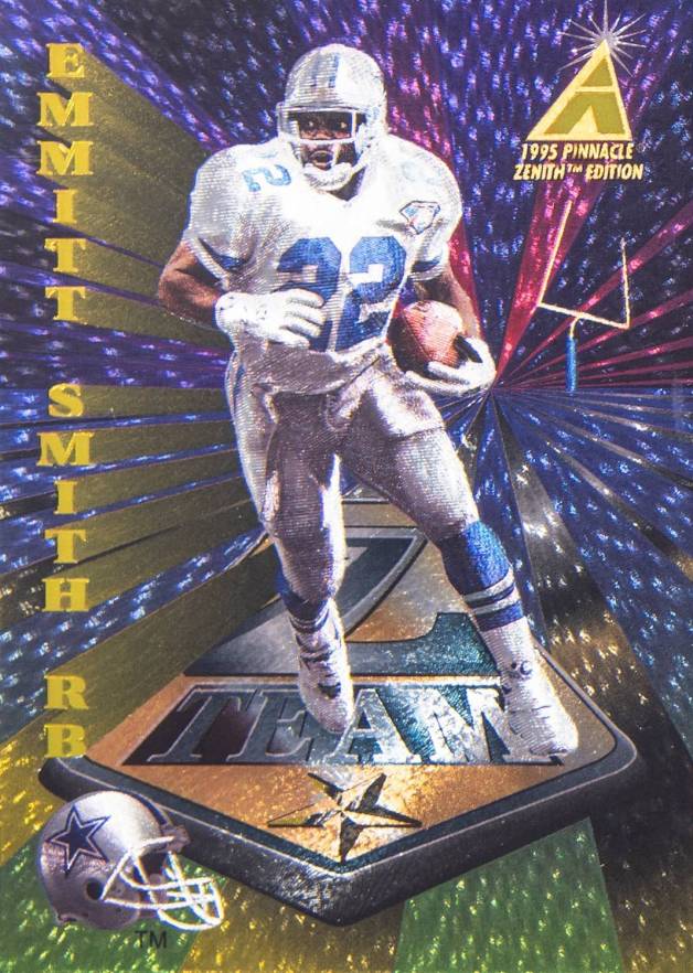 1995 Zenith Z-Team Emmitt Smith #ZT3 Football Card