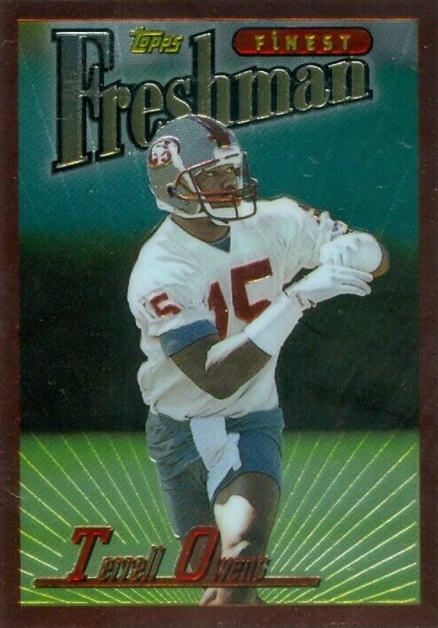 1996 Finest Terrell Owens #338 Football Card