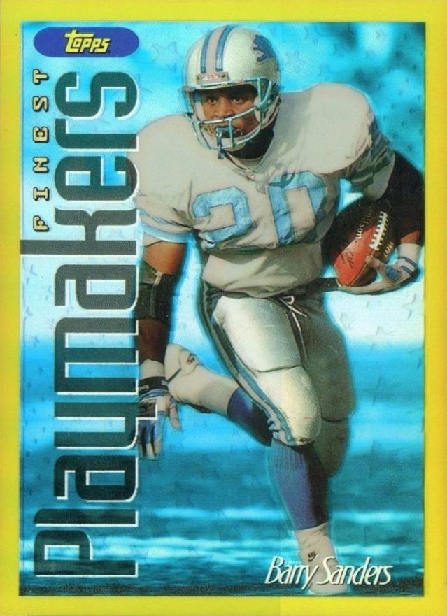 1996 Finest Barry Sanders #140 Football Card