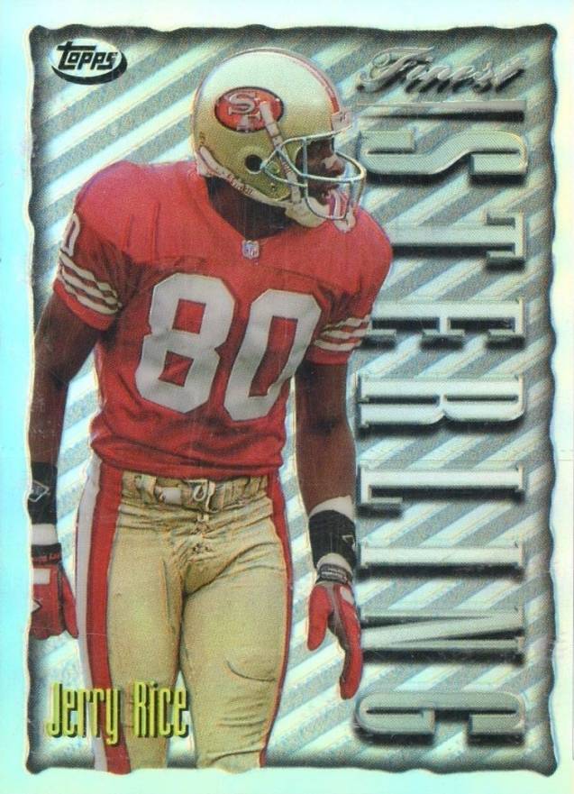 1996 Finest Jerry Rice #50 Football Card