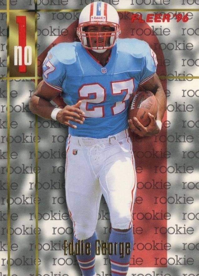 1996 Fleer Eddie George #155 Football Card