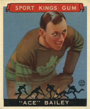 1933 Goudey Sport Kings Ace Bailey #29 Hockey Card