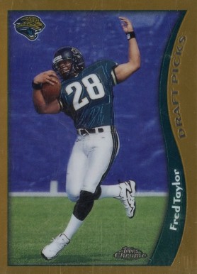 1998 Topps Chrome Fred Taylor #152 Football Card