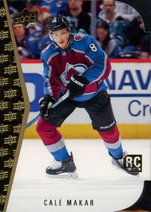 2019 Upper Deck 1994-95 Tribute Die-Cuts Cale Makar #1 Hockey Card