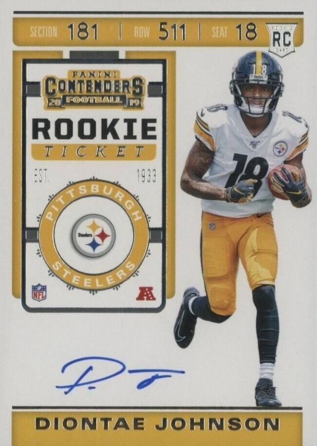 2019 Panini Contenders Diontae Johnson #128 Football Card