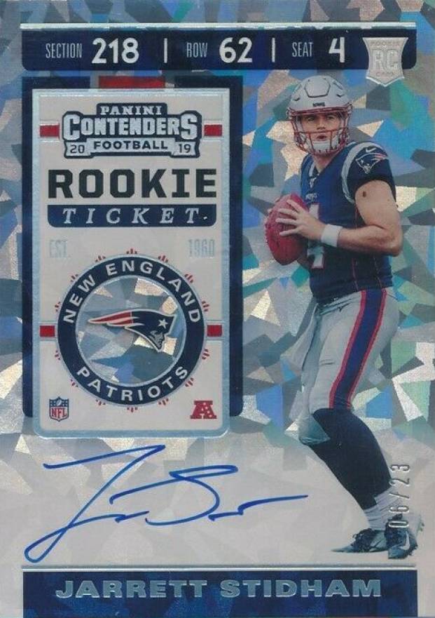 2019 Panini Contenders Jarrett Stidham #122 Football Card