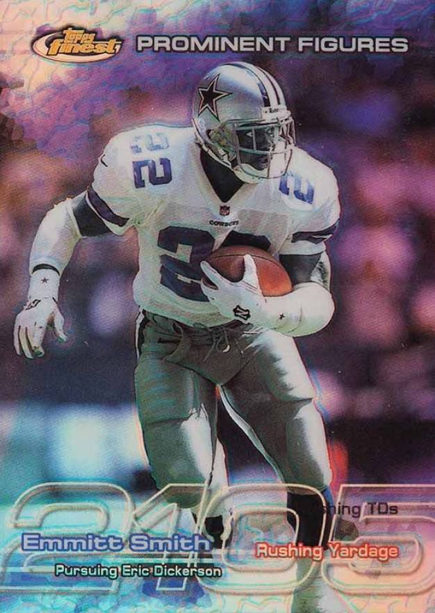 1999 Finest Prominent Figures Emmitt Smith #PF34 Football Card